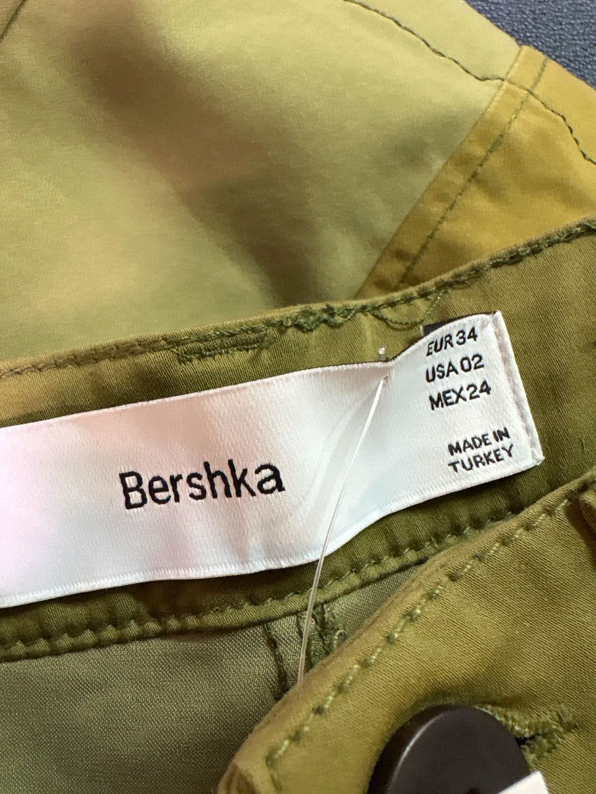 Bershka Multicolour Patchwork Trousers UK 6