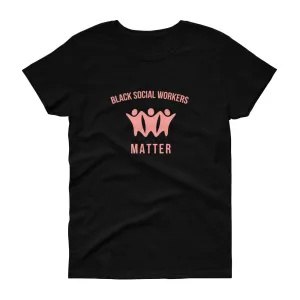 Black Social Workers (logo) - Women's short sleeve t-shirt