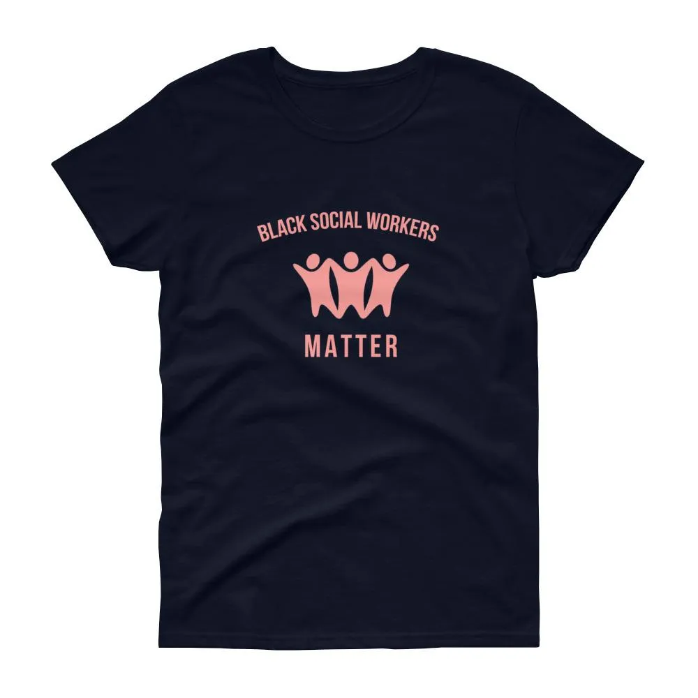 Black Social Workers (logo) - Women's short sleeve t-shirt