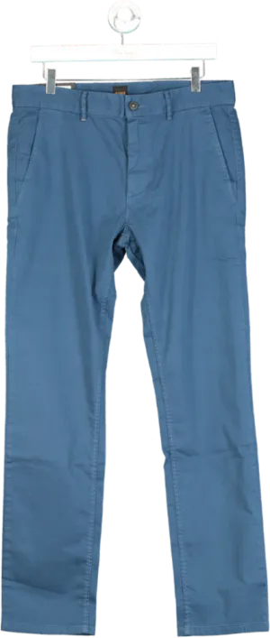 BOSS Blue Chino Slim Trousers W32