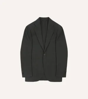 Charcoal Tropical Wool Tailored Jacket