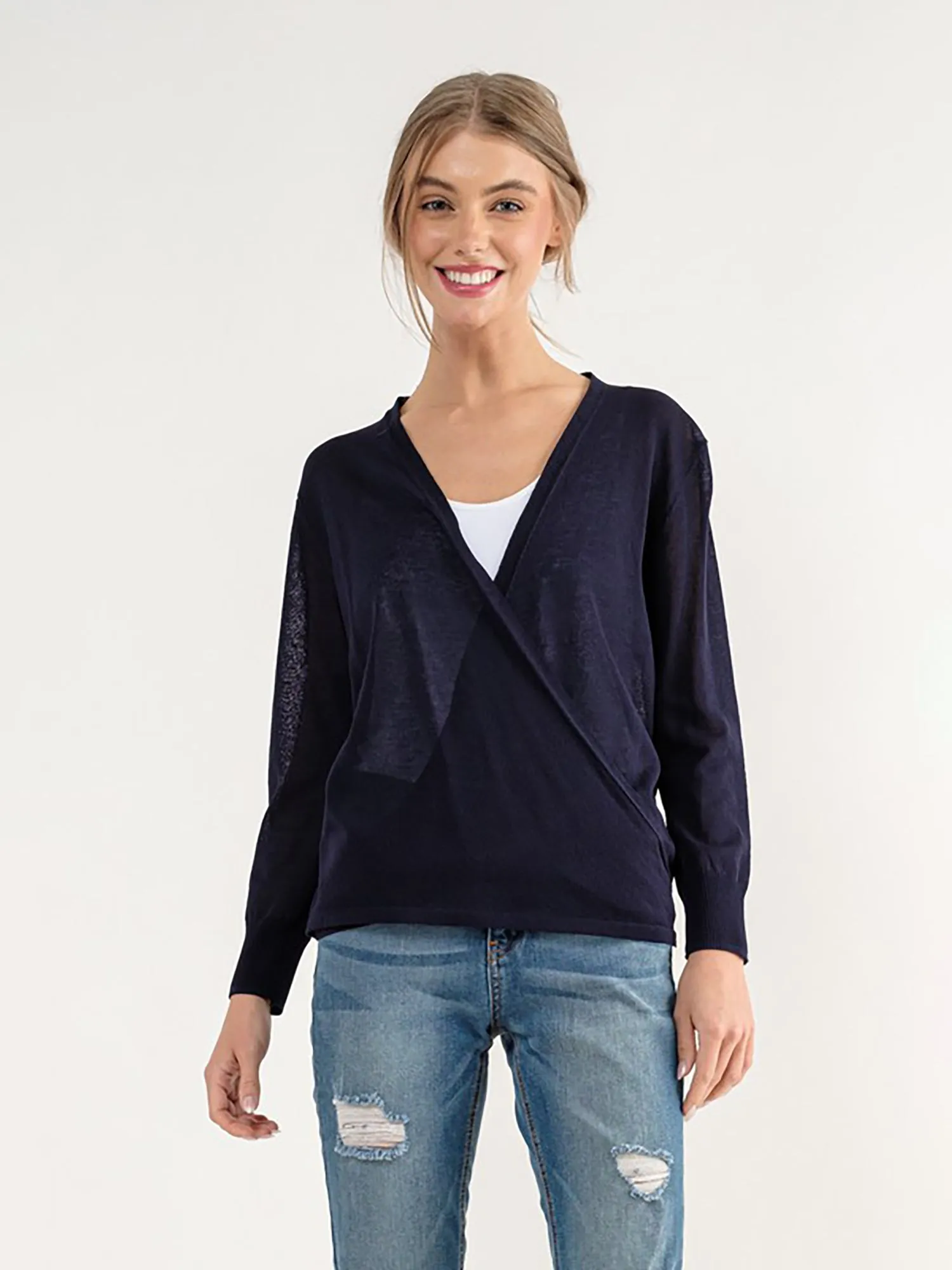 Cielo Wrap Lightweight Cardigan