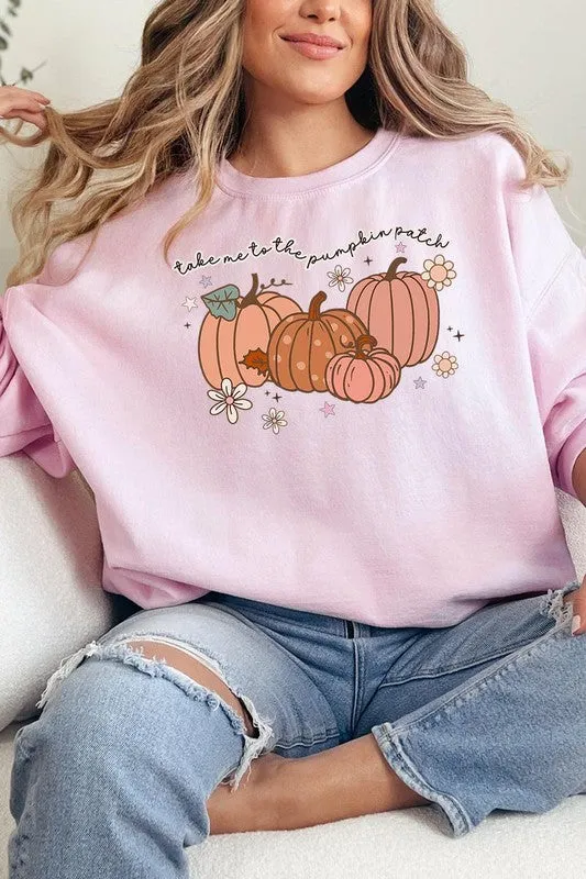 COLOR BEAR "Take Me to the Pumpkin Patch" Autumn Graphic Sweatshirts