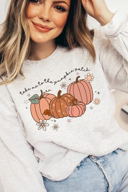 COLOR BEAR "Take Me to the Pumpkin Patch" Autumn Graphic Sweatshirts