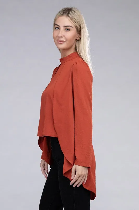 Elegant Turtleneck Blouse