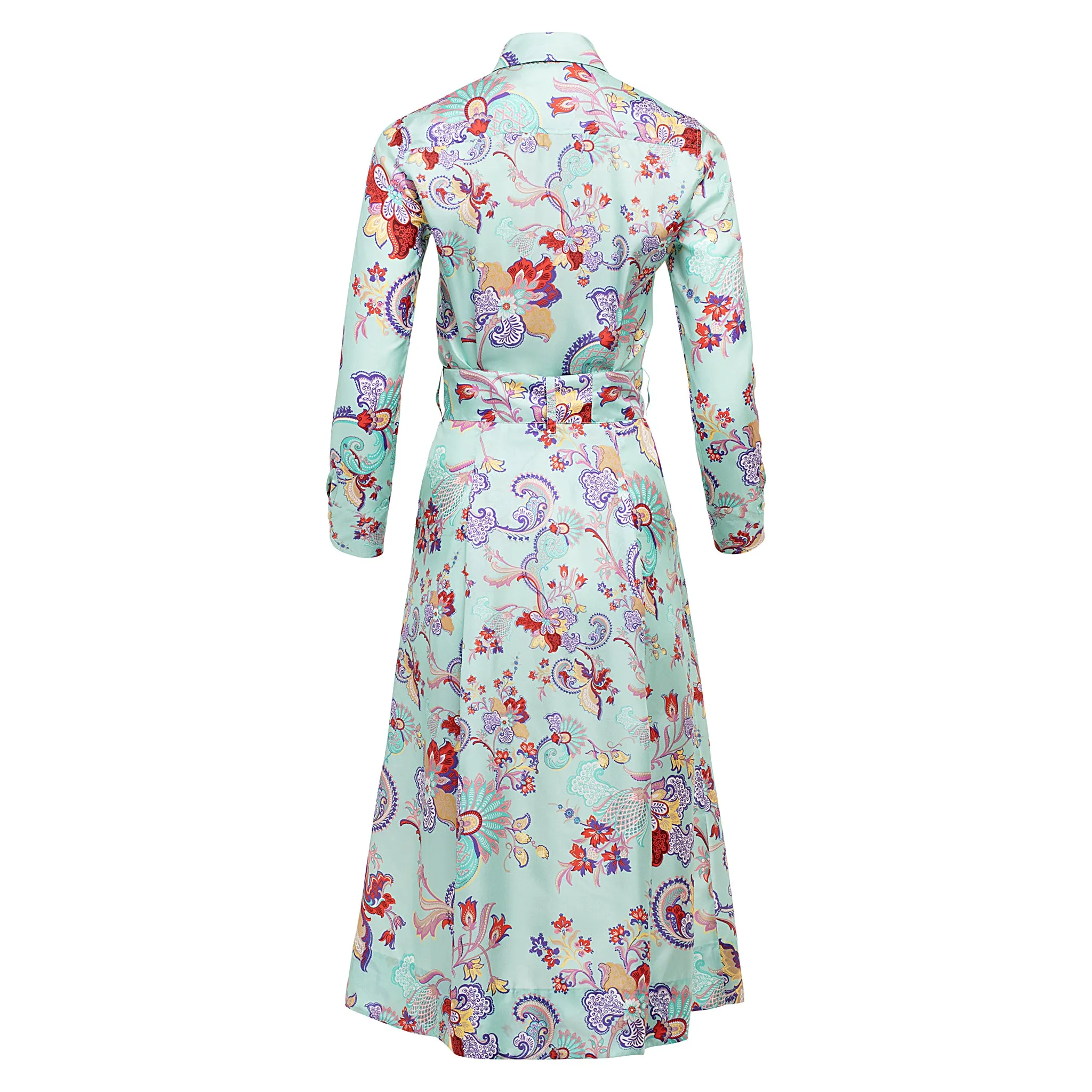 Floral Silk Dress