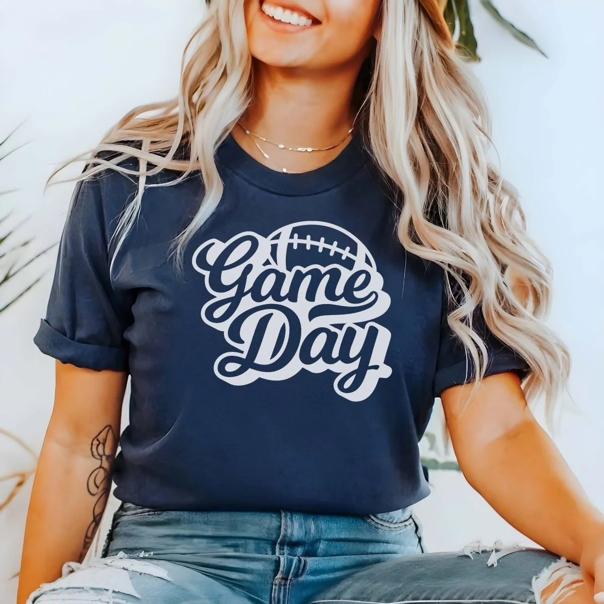 Game Day Script Football Graphic Tee