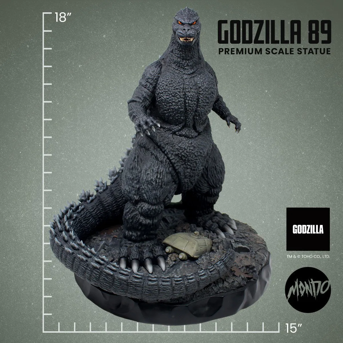 Godzilla 89 Premium Scale Statue MONDO