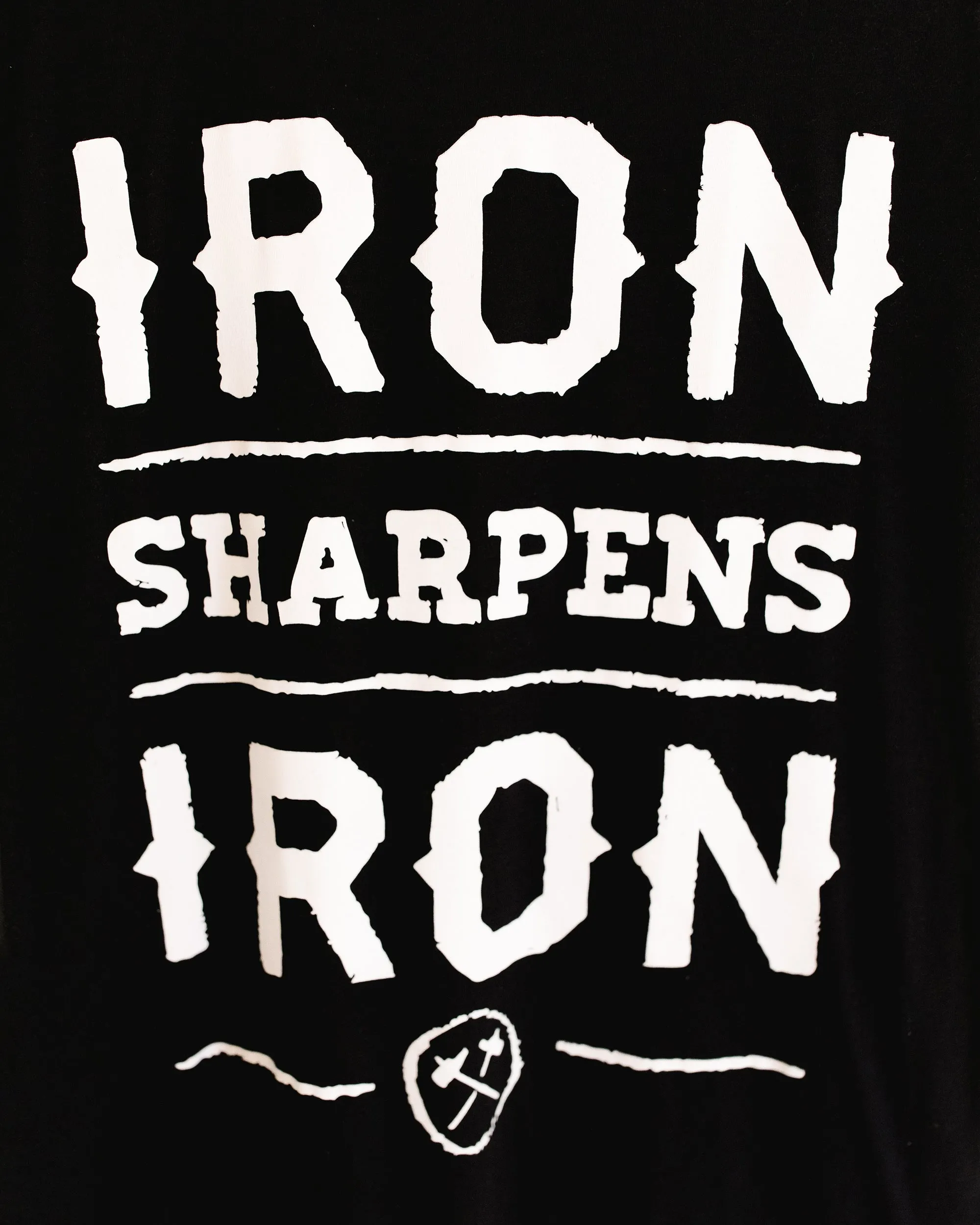 Iron Sharpens Iron Black Tee