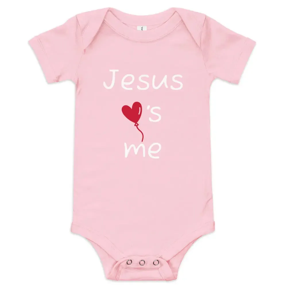 Jesus Loves Me Christian Onesie