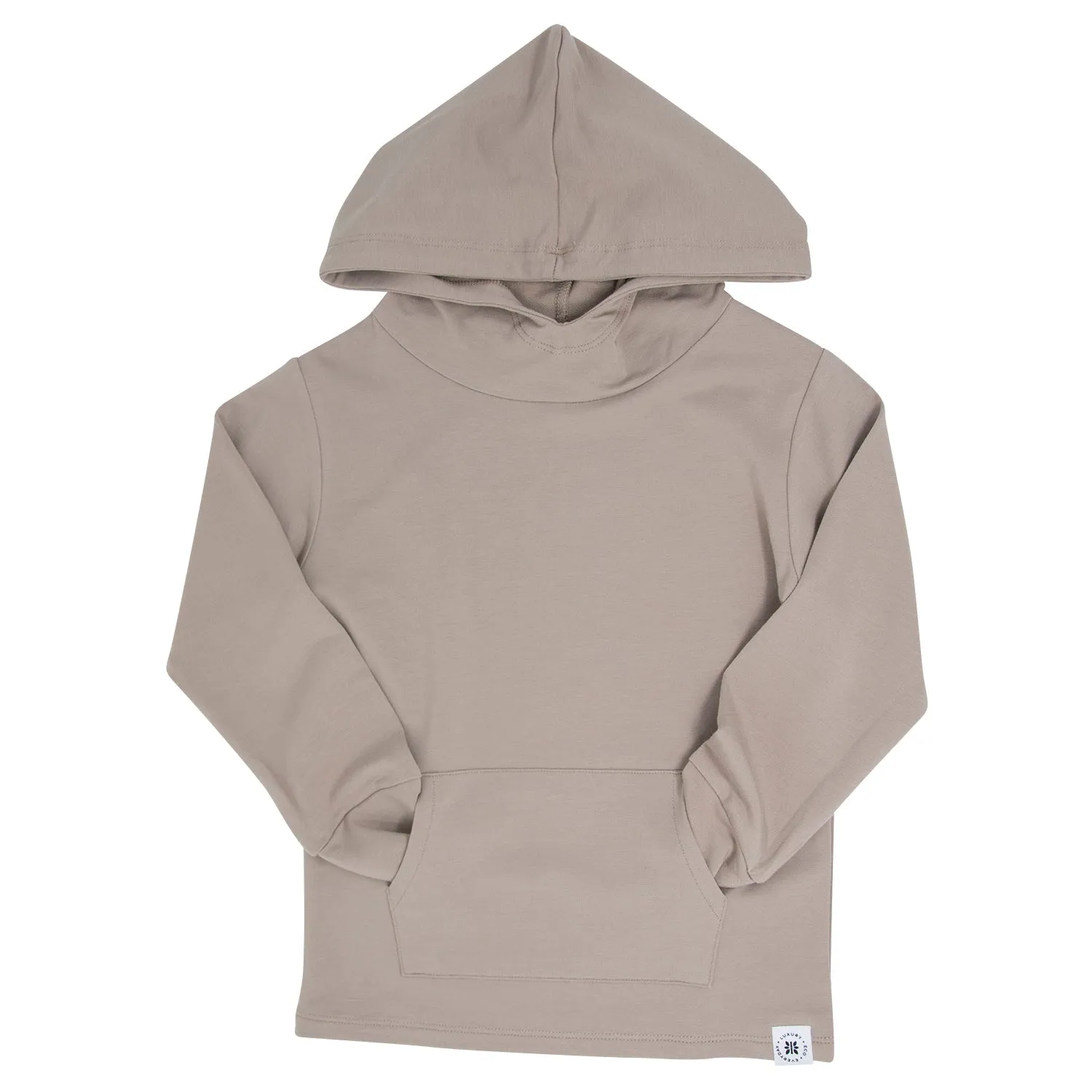 Just Taupe French Terry Hooded Jogger Set