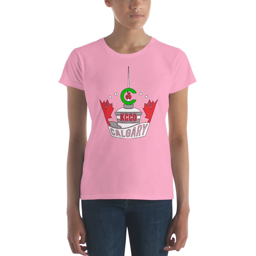 KCCO Calgary Logo Ladies Tee