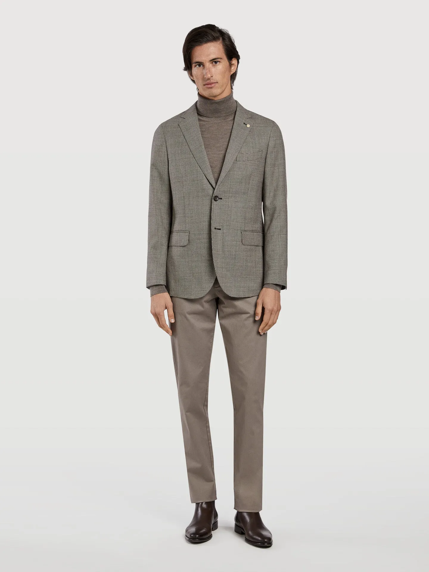 Leisure deconstructed houndstooth blazer