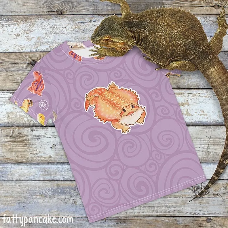 Little Kids Many Beardies, Cute Bearded Dragon Lizard Tee