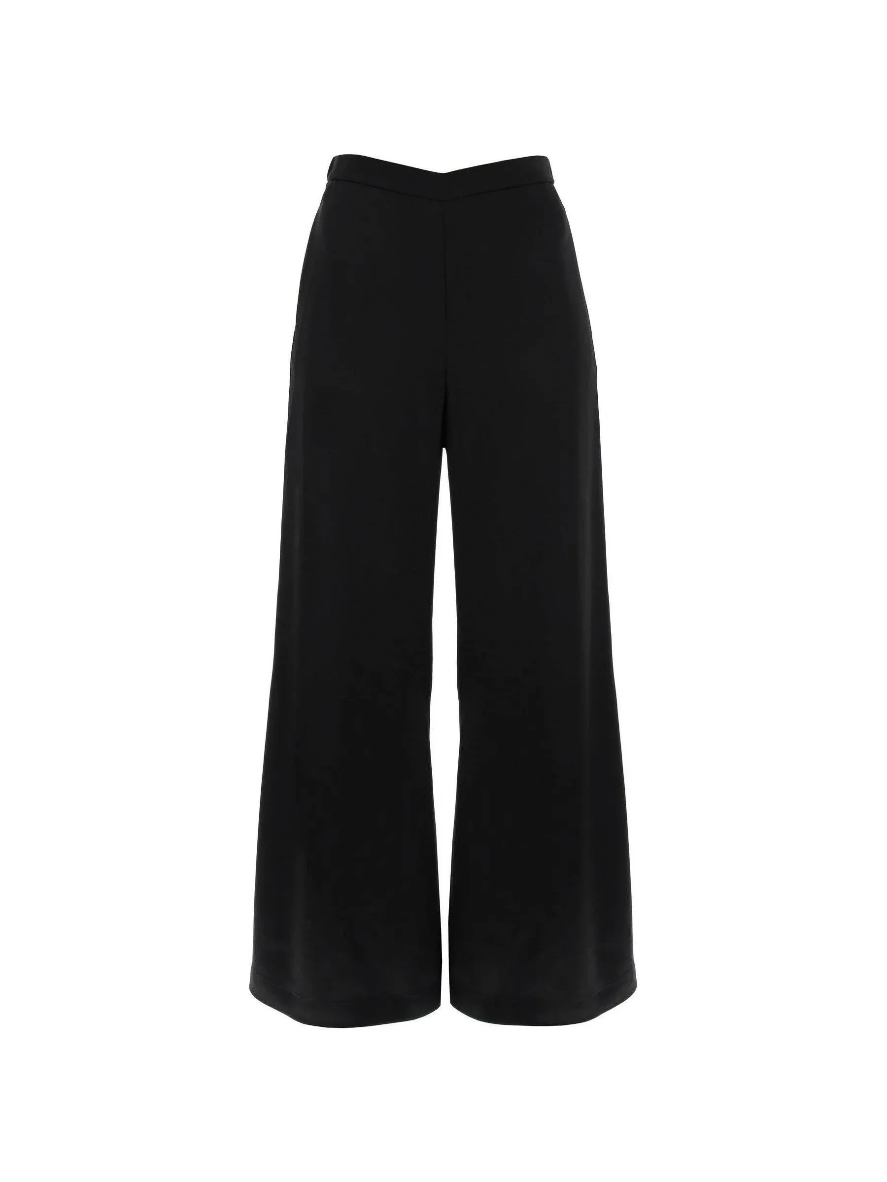 Lucee Satin Wide-Leg Trousers