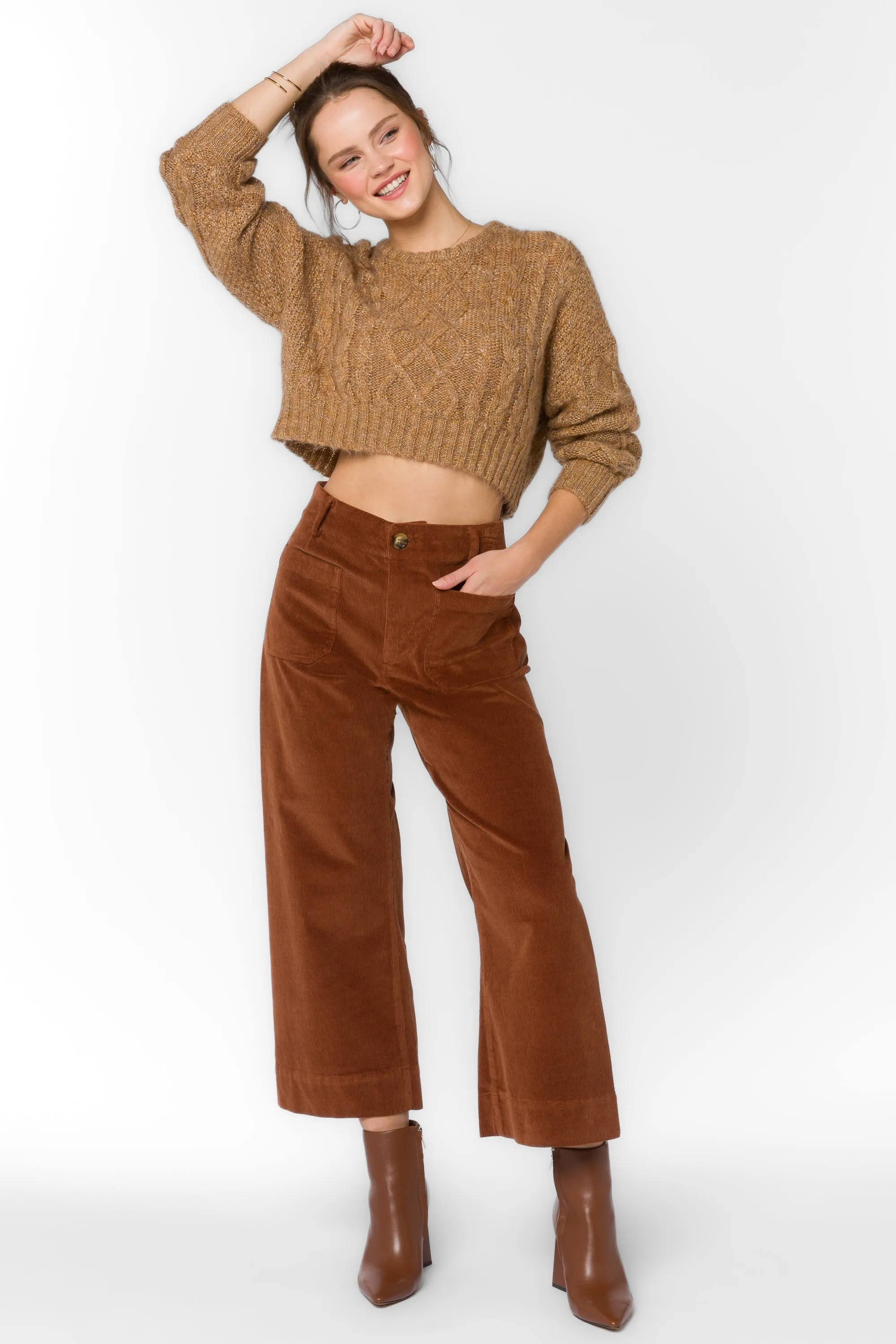 Maria Bronze Sweater