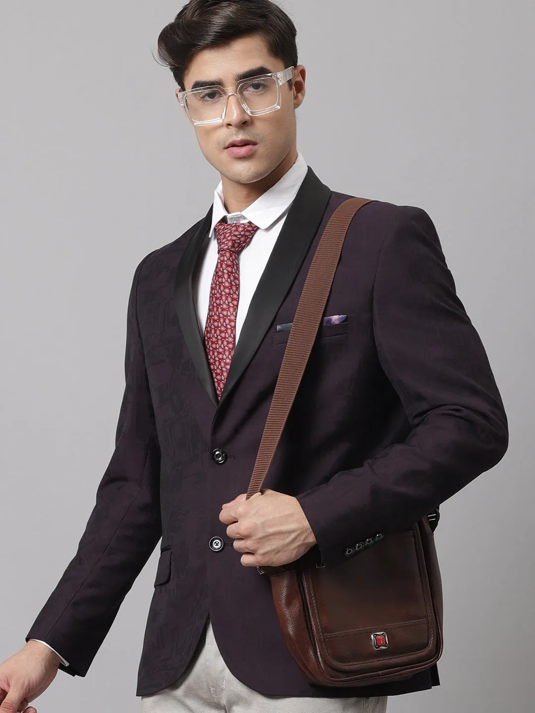 Men Wine Party Blazer