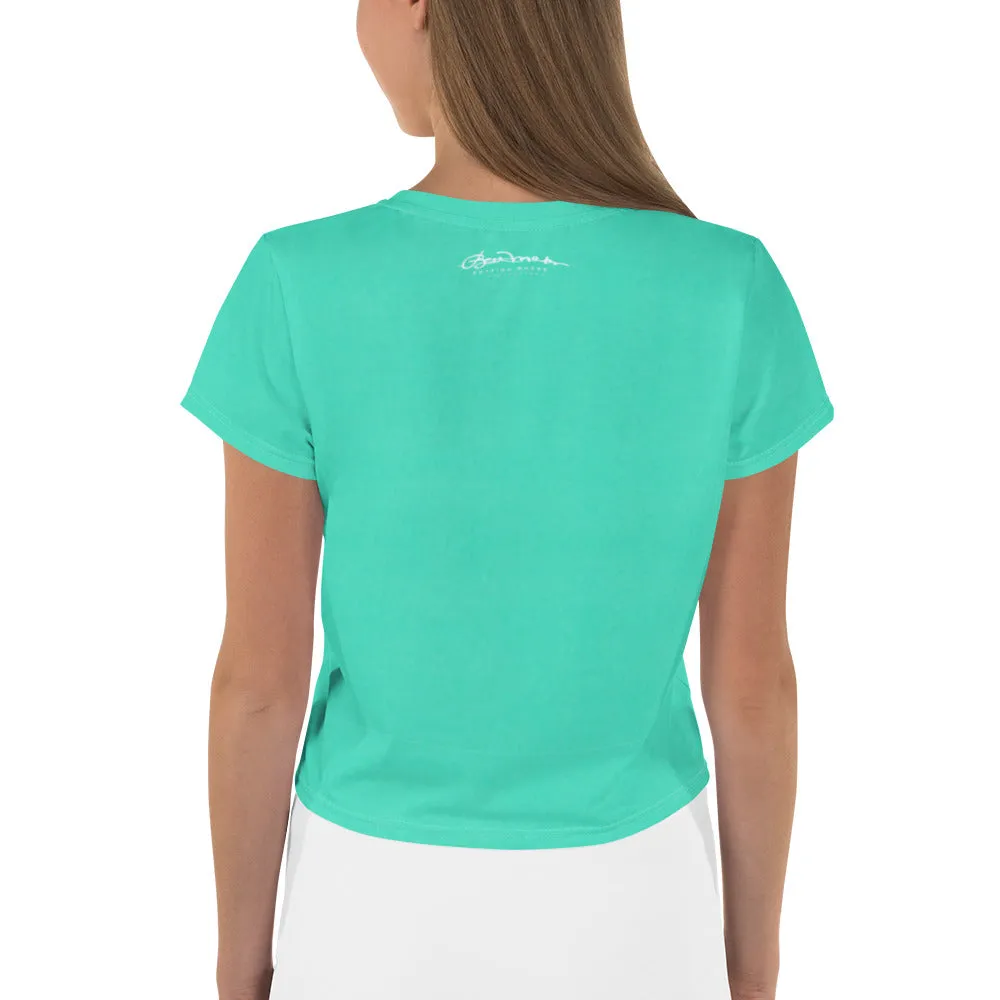 Mint Green Healing Crop Tee