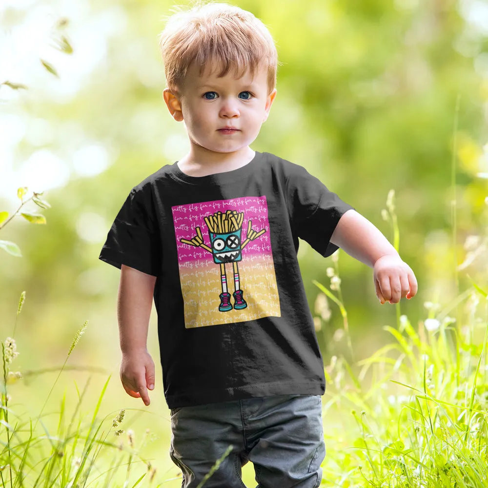 Mister French Fry Head Toddler Tee