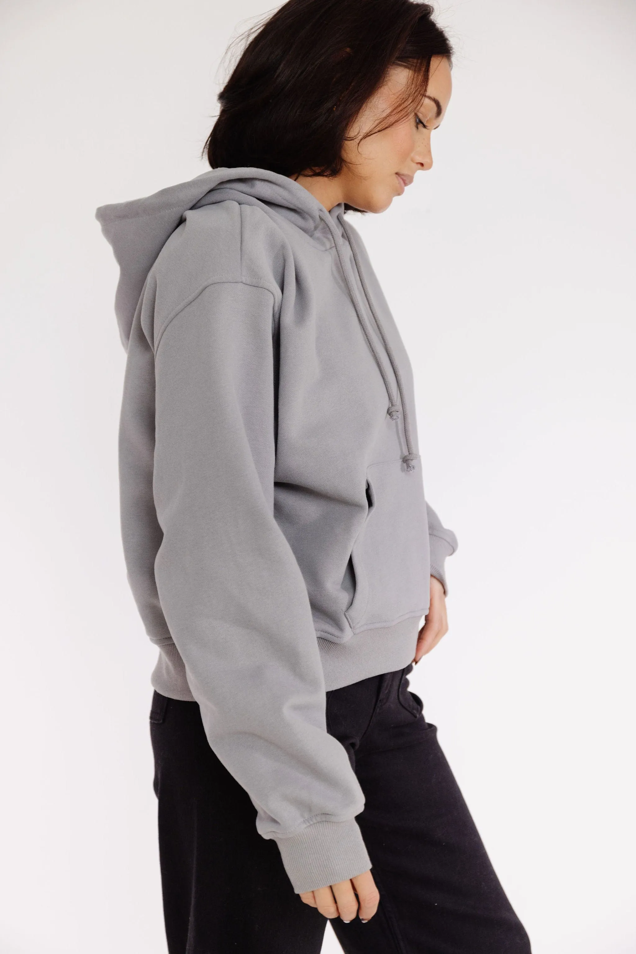 Monterey Hoodie Sweatshirt in M. Grey