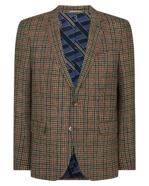 Neto Houndstooth Blazer - Beige