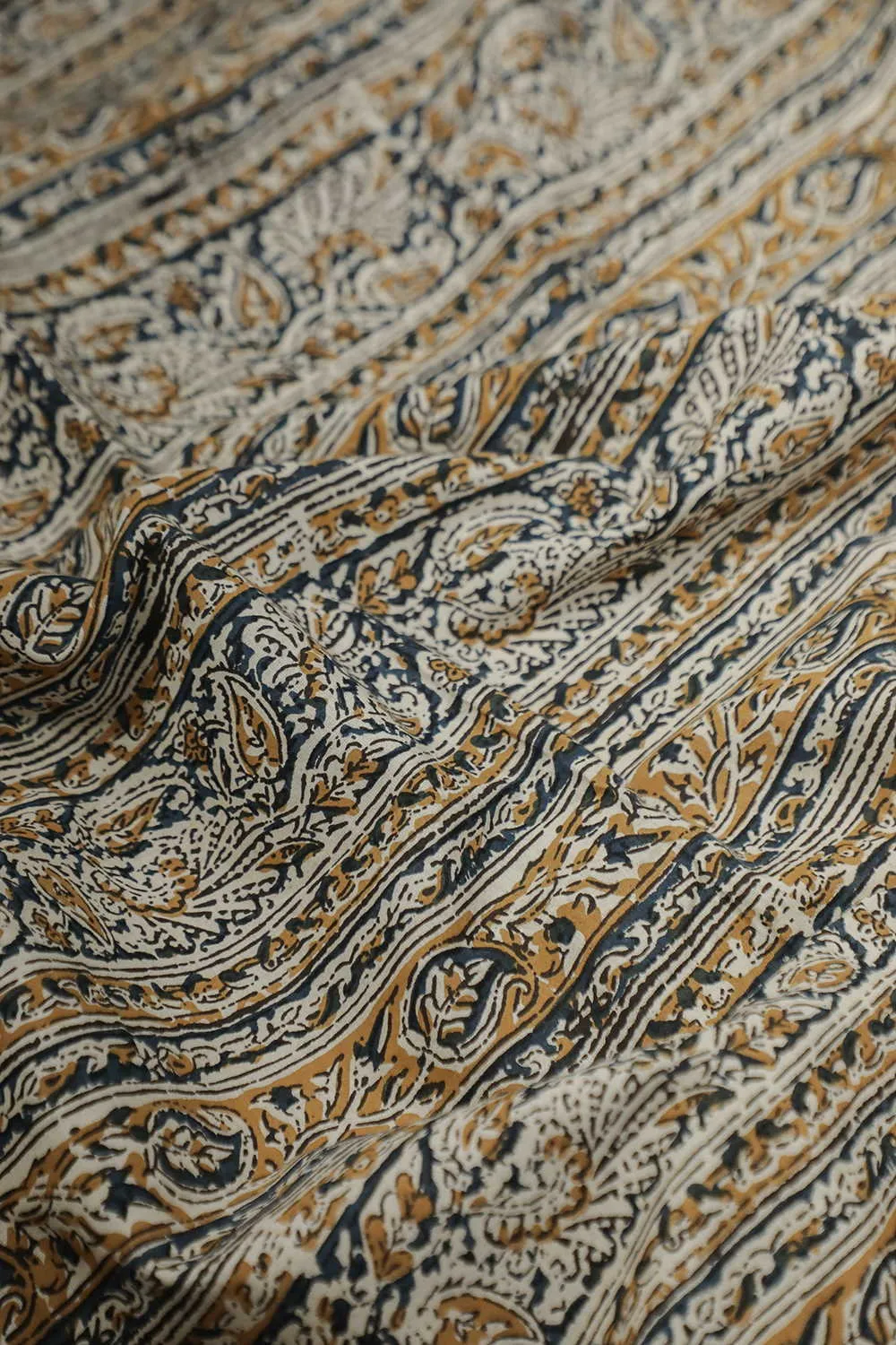 Paisley Bagru Cotton Fabric