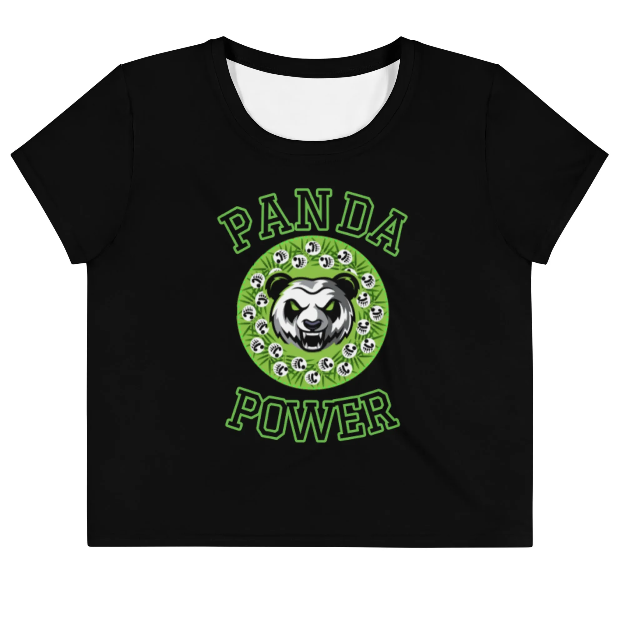 PandaPwr Crop Tee