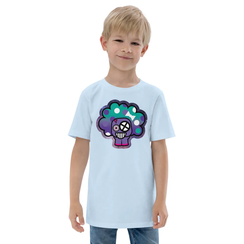 Polka Puff Galaxy Youth Tee Light Blue