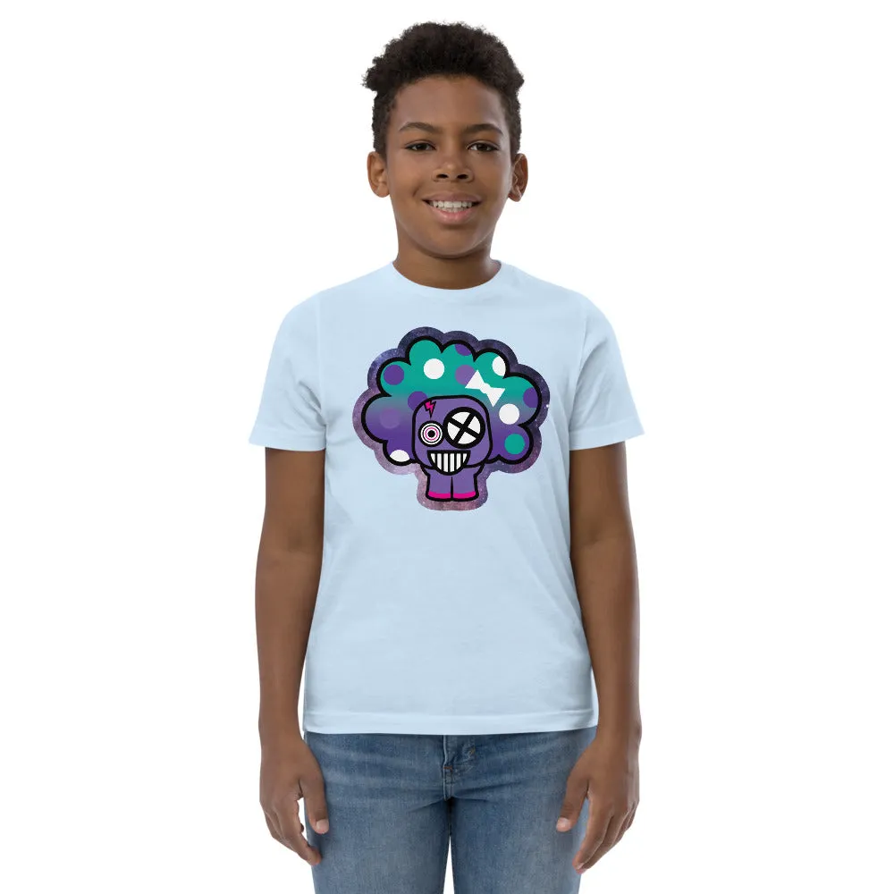 Polka Puff Galaxy Youth Tee Light Blue