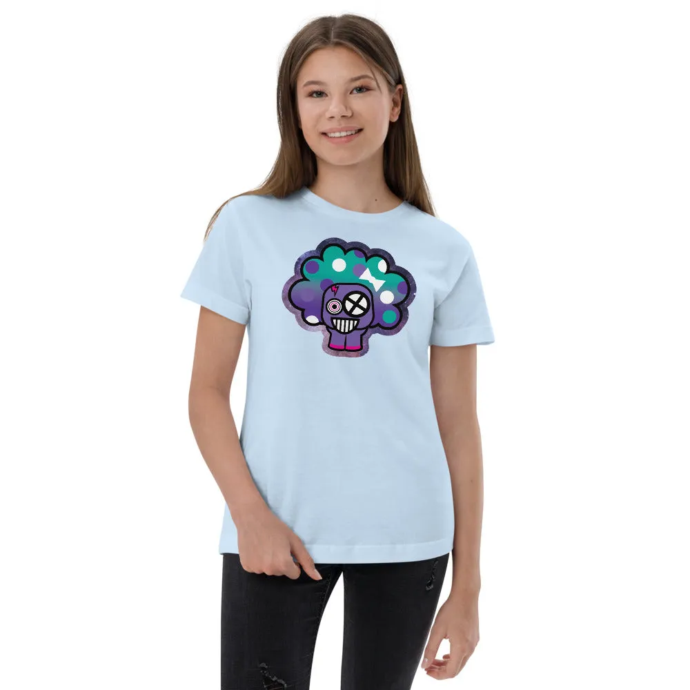 Polka Puff Galaxy Youth Tee Light Blue