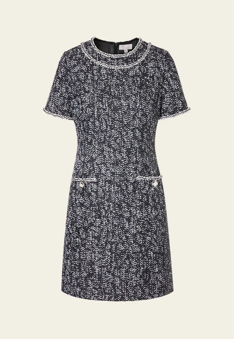 Prestige Patch-pocket Tweed Dress