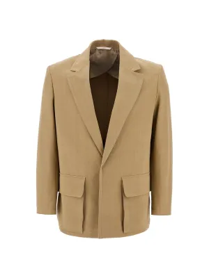 Single-Breasted Cotton Jacket