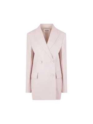 Tailored Silk Blend Blazer