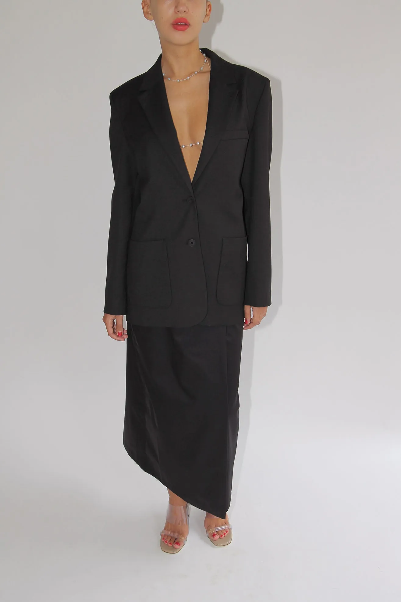 THE GARMENT, Pluto Bow Blazer, Black