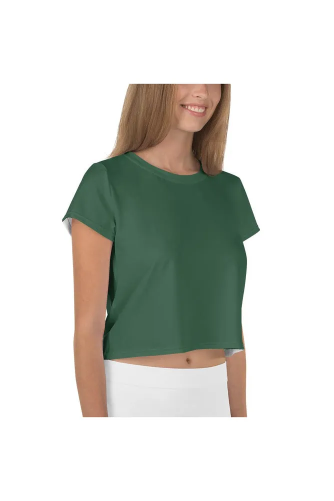 Winter Green Crop Tee