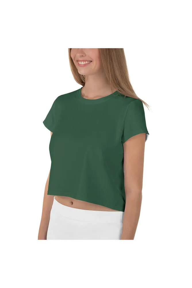 Winter Green Crop Tee