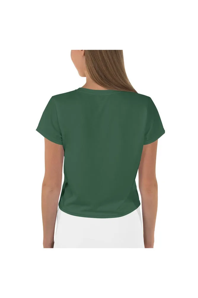 Winter Green Crop Tee