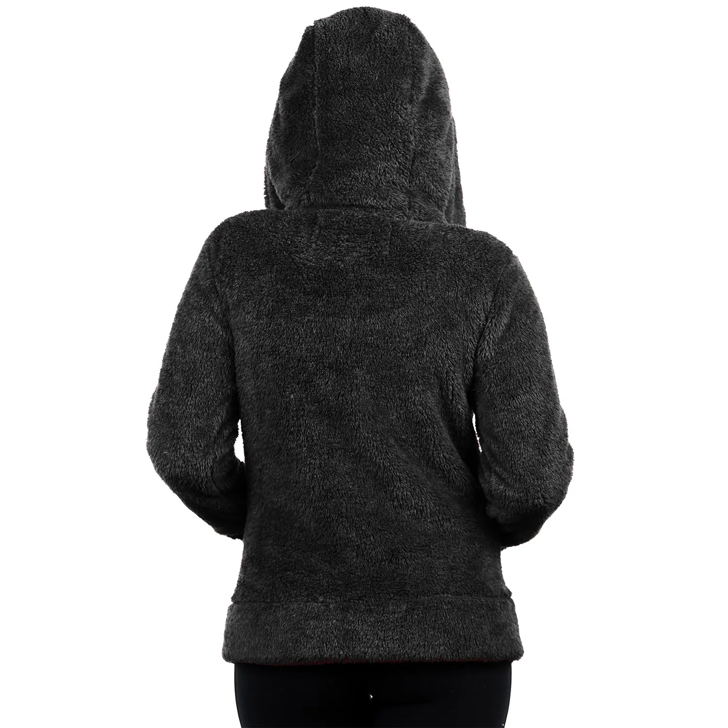 Women's Fuzzy Fleece 1/4 Zip Hoodie